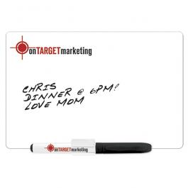 Large Dry Erase Magnet w/Marker & Clip