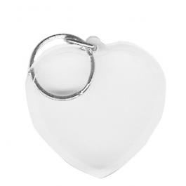 BLANK - Snap-In Heart Flat Key Tag