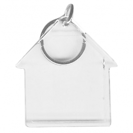 BLANK - Snap-In House Flat Key Tag
