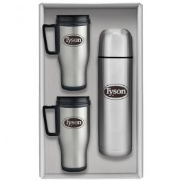 Deluxe Steel Mug Gift Set
