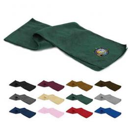 Embroidered Fleece Scarf (9" x 60") 