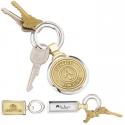 Two-Tone Brass Key Tag