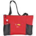 Double Pocket Zippered Tote