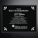 Aberdeen Black Laser Plaque