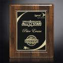 Akron Walnut Grooved Plaque