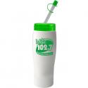 Contour Opaque Bottle with Straw/Tip Lid