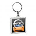 Square Crystal Key Tag