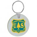 Large Round Soft Squeezable Key Tag