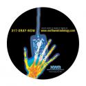 3/16 Heavy Duty 8 Round Mouse Pad