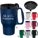 Budget Traveler(TM) Mug with Slider Lid - 16 oz.
