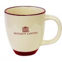 Halo Mug w/Maroon Trim