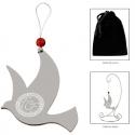 Silver Dove Ornament
