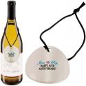 Round Wine Gift Tag