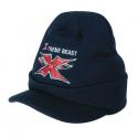 Acrylic Beanie w/Visor