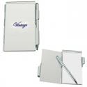 Aluminum Jotter Pad with Pen