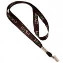 3/4" Sublimated Lanyard w/Bulldog Clip