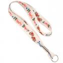 1" Sublimated Lanyard w/Split Ring