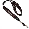 1" Sublimated Lanyard w/Bulldog Clip