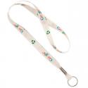 1/2" Recycled Sublimated Lanyard w/Split Ring