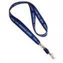 3/4" Recycled Sublimated Lanyard w/Bulldog Clip