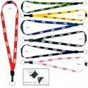 1/2 Inch Breakaway Lanyard with Key Ring