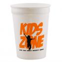 12 oz White Stadium Cup
