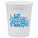16 oz. White Stadium Cup