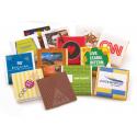 Belgian Chocolate Deluxe Squares w/ Custom Imprinted Wrapper 