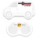 5 x 3 25 sheet  Adhesive Die Cut Notepads 