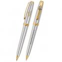 Prelude Ballpoint Chrome/22K Gold trim