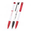 Plunger Action Retractable Ballpoint- Translucent grip & trim