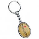 Oval Metal Domes Key Tag
