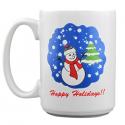 15 oz. Snowman Ceramic Mug