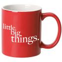 11 oz. Two Tone Red/White Mug