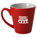 Red White Bistro Mug