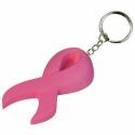 Pink Ribbon Stress Ball Key Chain