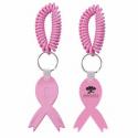 Pink Ribbon key Fob w/Coil