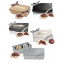 Nouveau Line 2 pc. Truffle Box w/ Two Belgian Chocolate Hazelnut Truffles 
