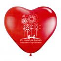 11" Standard Heart Shaped Balloons