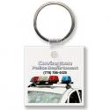 Full Color Small Square Key Tag