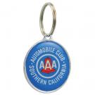 Oval Silver Domed Budget Keytag