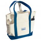 Sea Breeze Canvas Boat Tote