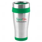 14 oz. Stainless Steel & Plastic Tumbler