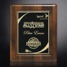 Akron Walnut Grooved Plaque