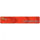 1/2 x 2 x 17 1/2 Graphic Flow Heavy Duty Rubber Wrist Rest