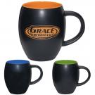 Matte Barrel with Color Mug - 16 oz.