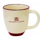 Halo Mug w/Maroon Trim