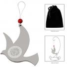 Silver Dove Ornament