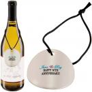 Round Wine Gift Tag