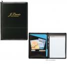 Script Zippered Padfolio